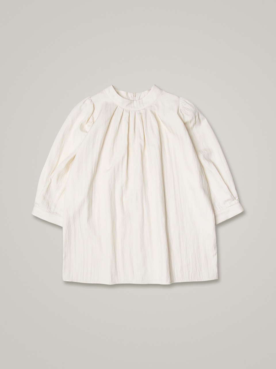 comos 809 pintuck volume blouse (cream)