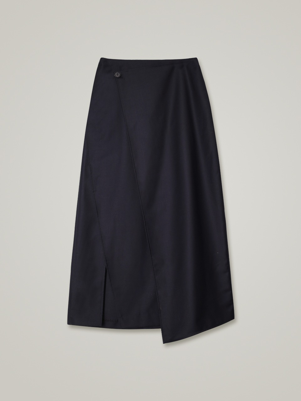 comos 906 diagonal layered skirt (navy)
