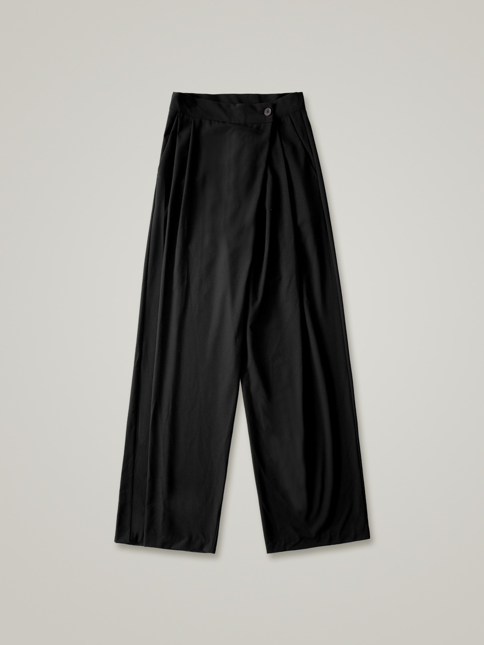 comos 910 draping wrap pants (black)