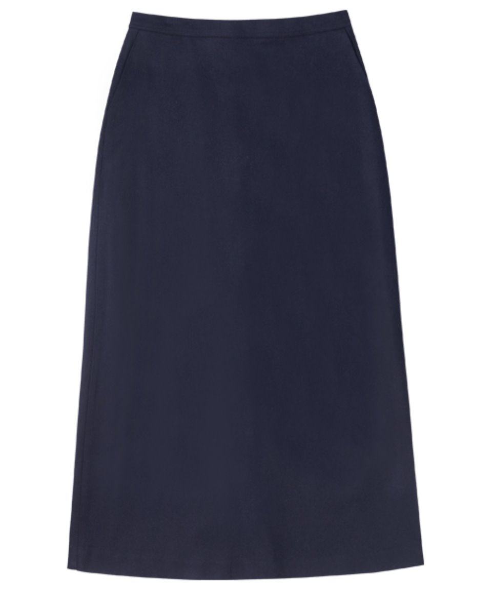 comos&#039;615 Back pocket H-line skirt (navy)