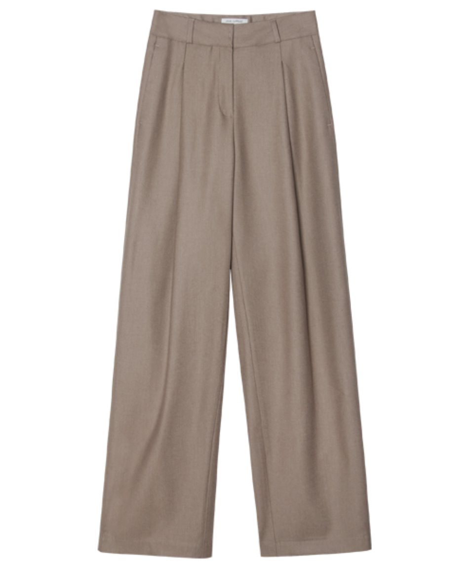 comos&#039;610 merino wool wide pants (beige)