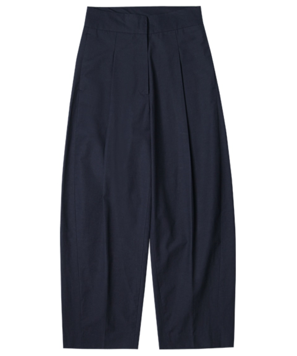 comos&#039;534 rounding seam cotton pants (navy)