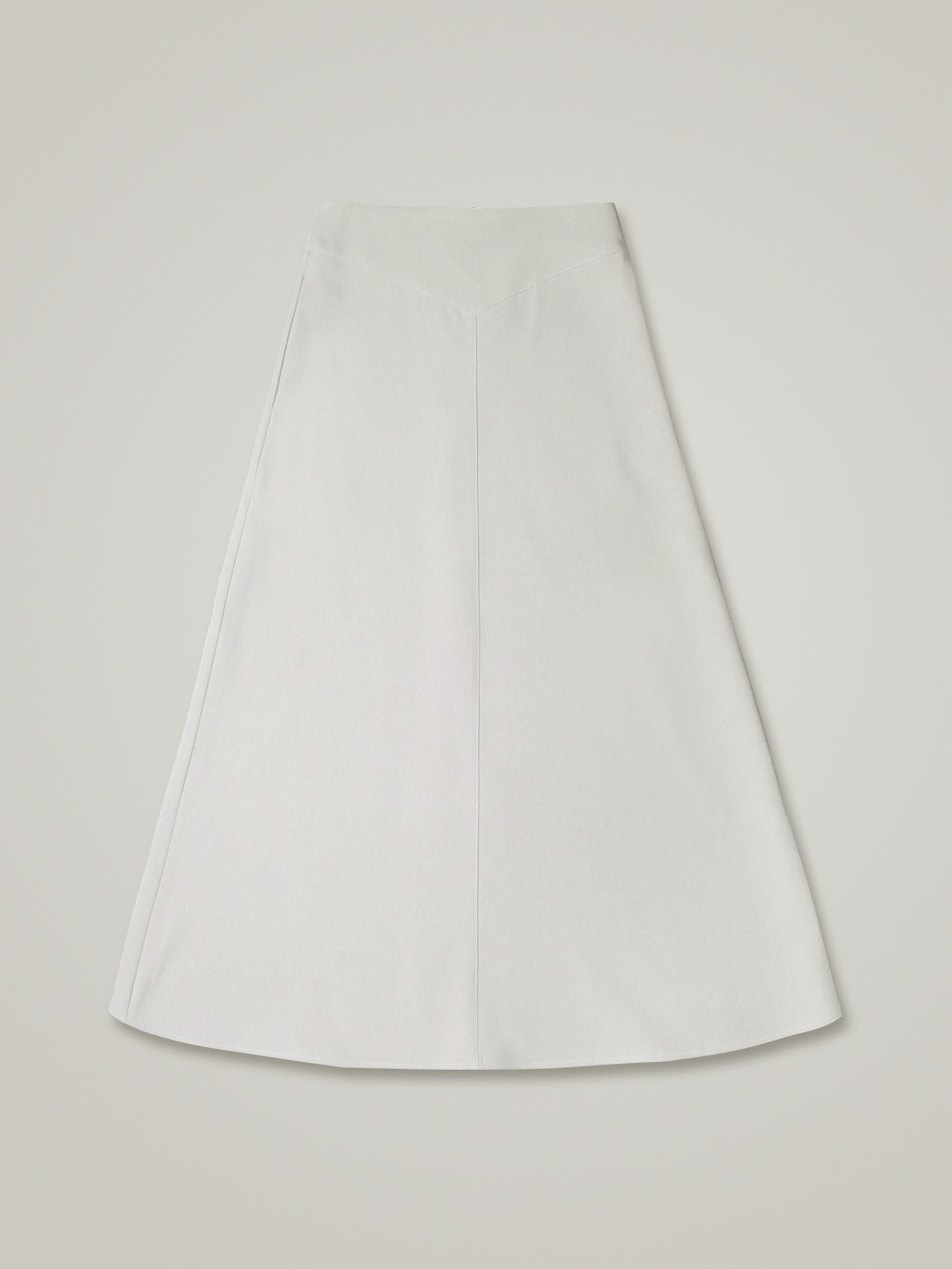 comos 799 flare midi skirt (grayish beige)