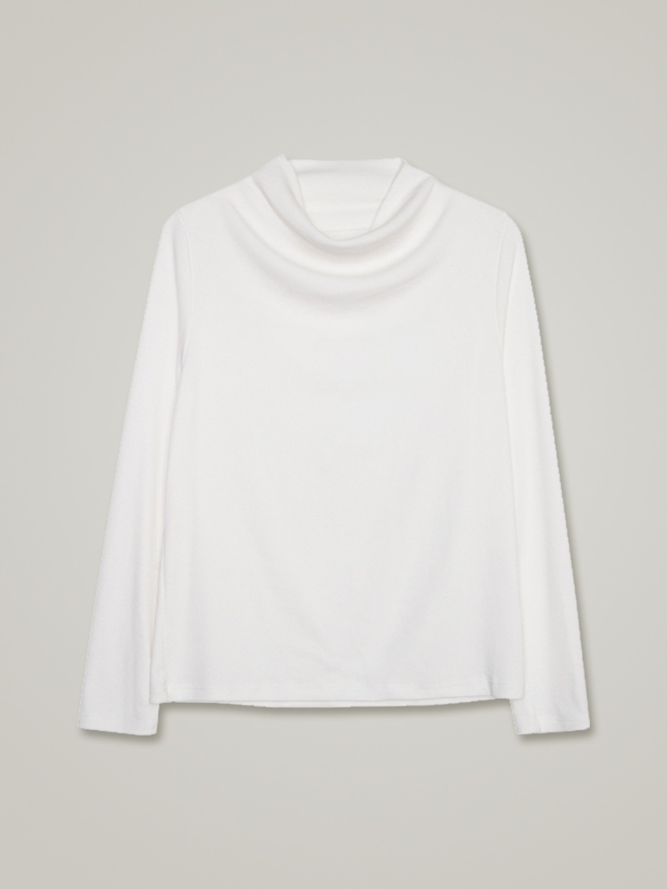 comos&#039;599 Half high neck crease T-shirt (white)