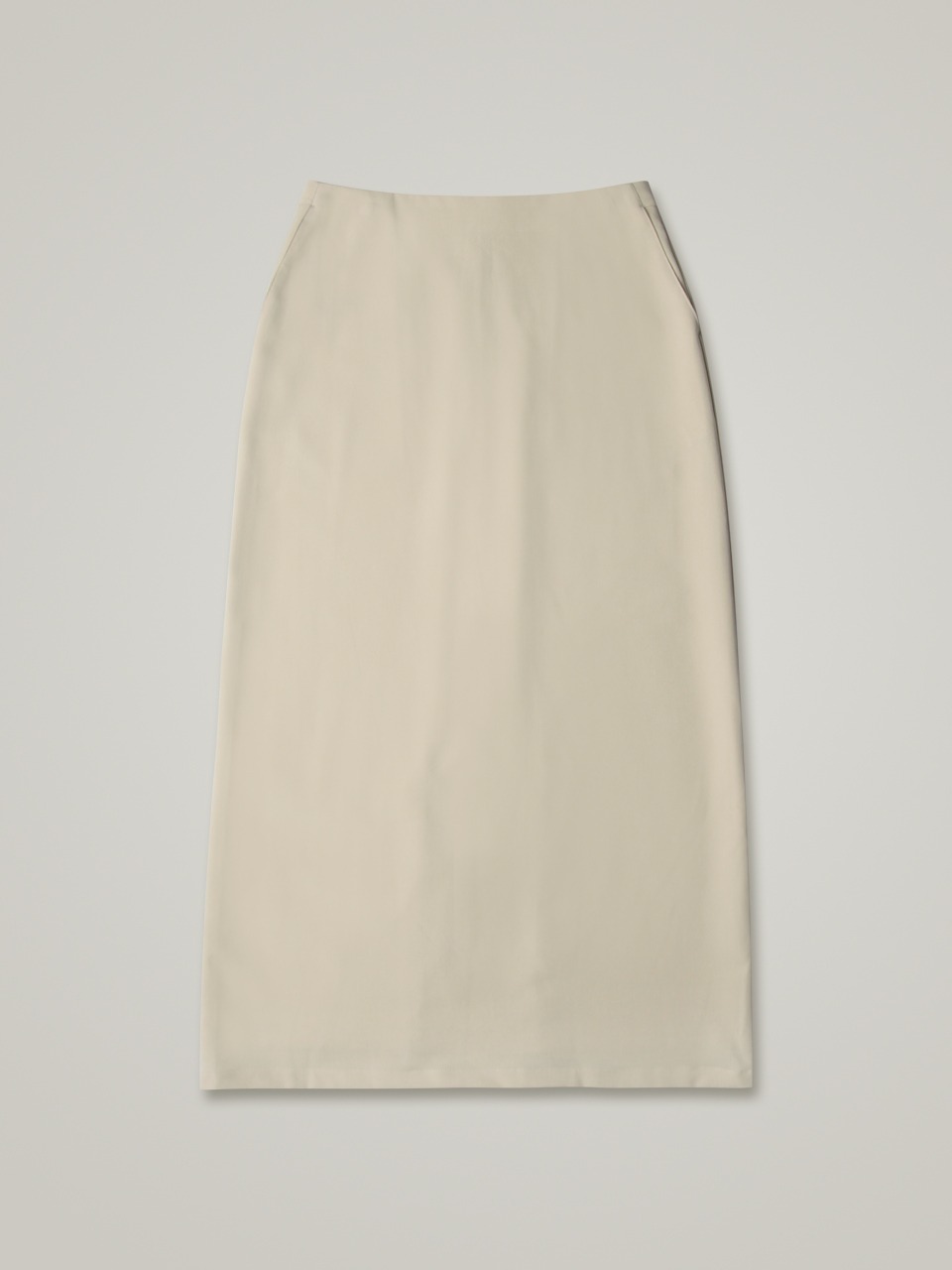 comos 655 back pocket H-line skirt (yellow)