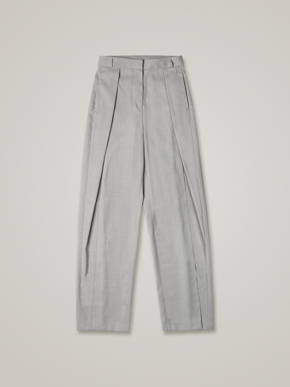 comos 634 piping wide pants (gray sand)