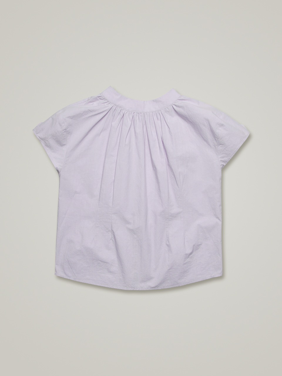 comos 837 shirring puff blouse (light purple)