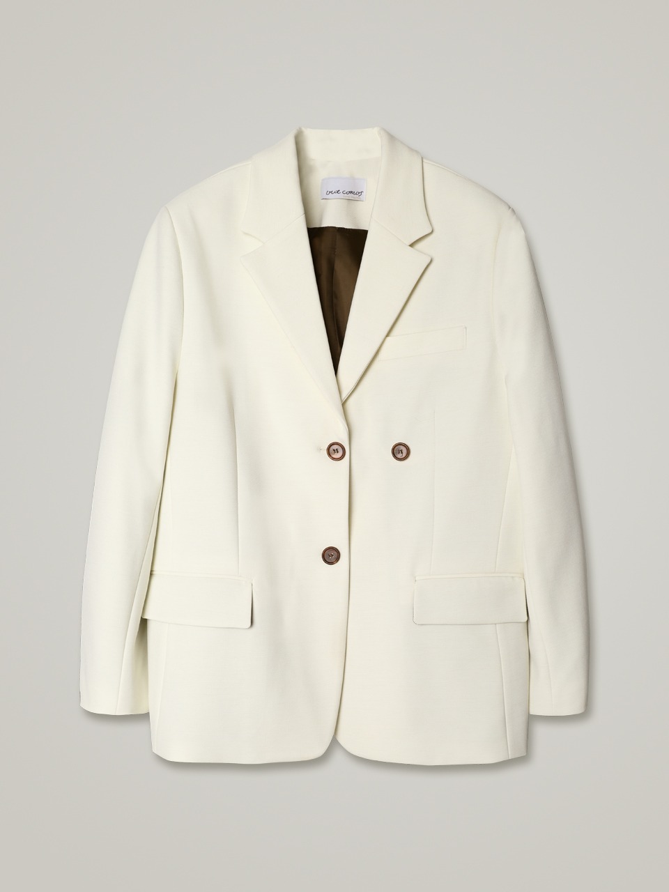 comos 954 double twill jacket (cream)